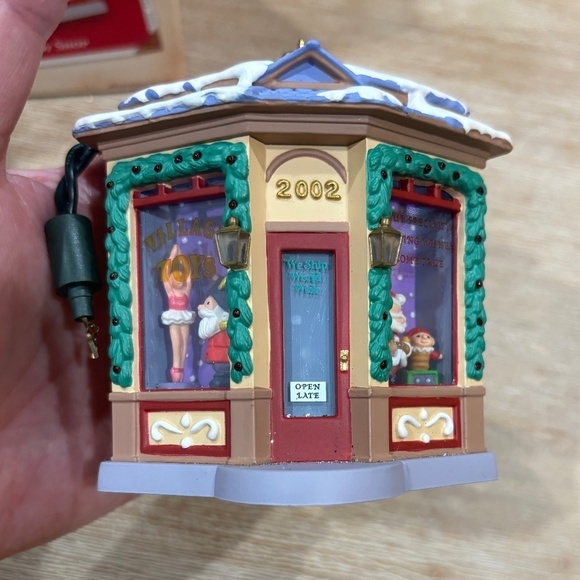 Vintage 2002 Hallmark Keepsake Village Toy Shop Christmas Ornament, Collectible - Picture 3 of 6